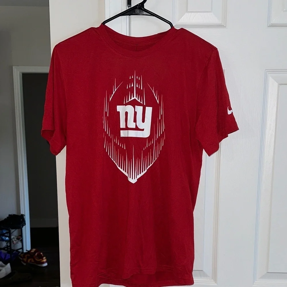 Nike Red Tee with White Logo Giants